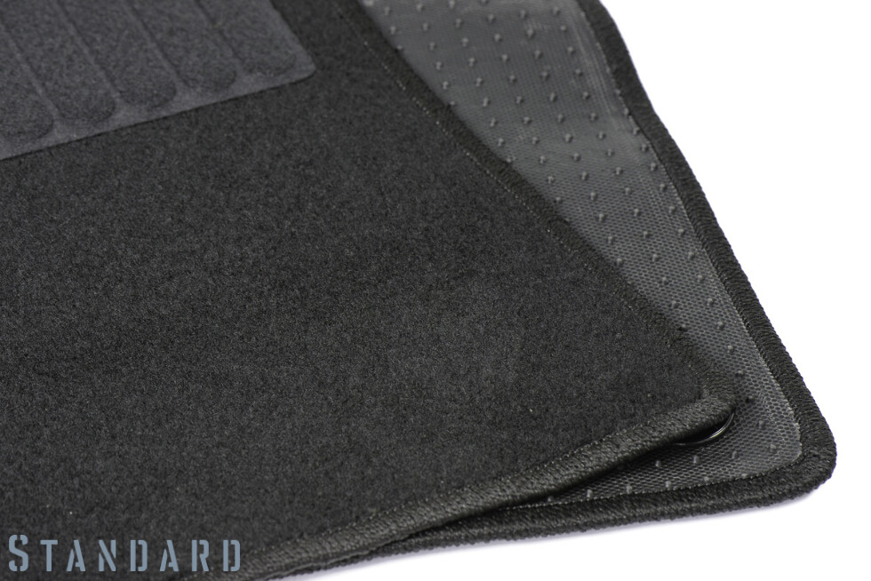 Коврики текстильные "Стандарт" для Skoda Superb II (лифтбек / 3T без электро-привода передних сидений) 2013 - 2015, черные, 1шт.