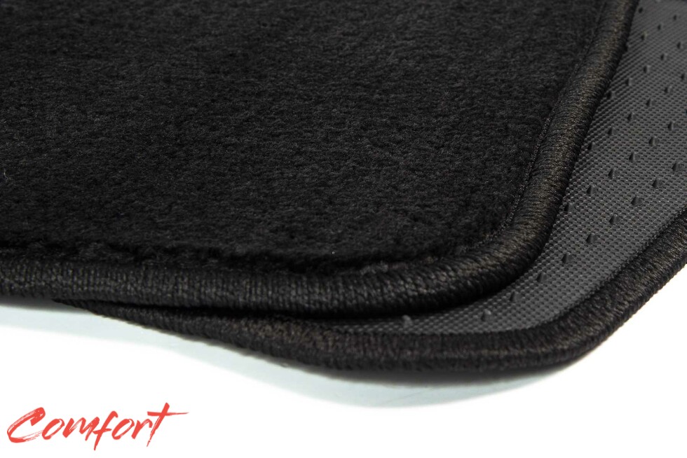 Коврики текстильные "Комфорт" для Audi A6 IV (седан / 4G2) 2010 - 2014, черные, 4шт.