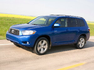 Коврики текстильные для Toyota Highlander II (suv / ASU40, GSU40.GSU45) 2007 - 2010