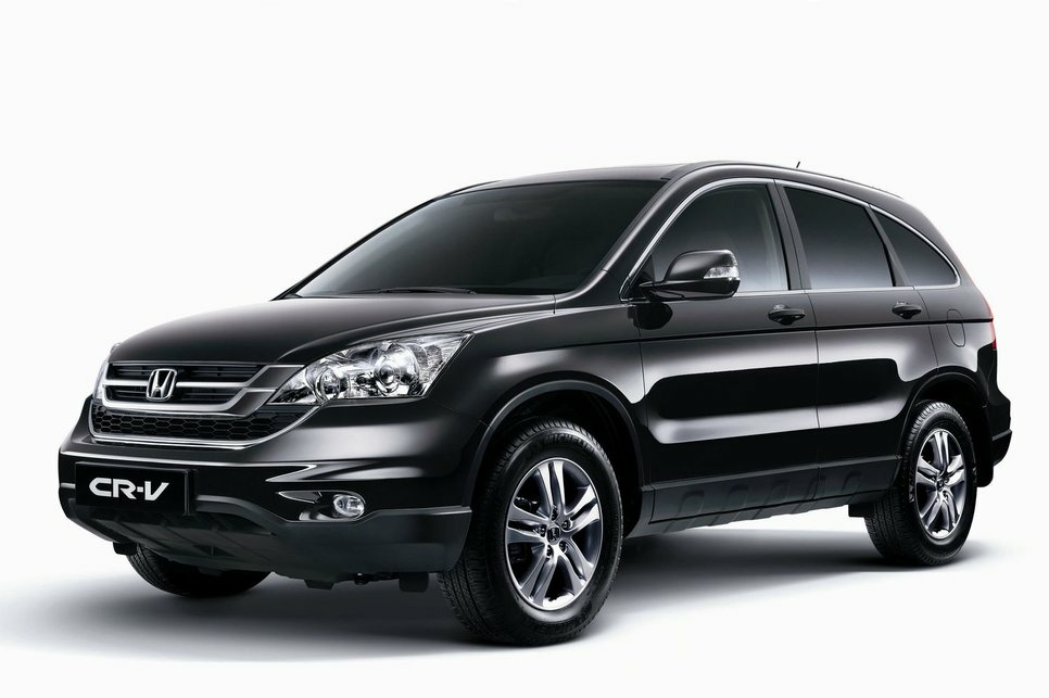 Коврики ЭВА "EVA ромб" для Honda CR-V III (suv / RE) 2007 - 2010, серые, 3шт.