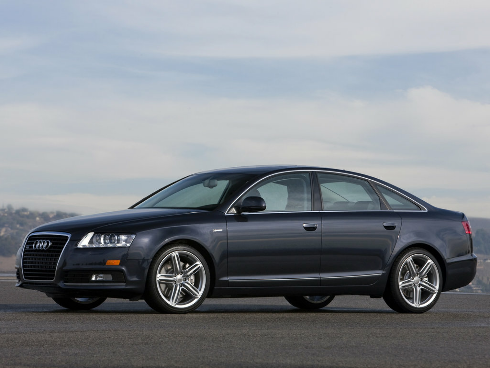 Коврики текстильные "Стандарт" для Audi A6 III (седан / C6) 2008 - 2010, черные, 5шт.