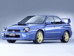 Коврики текстильные для Subaru Impreza WRX (седан / GD) 2000 - 2002